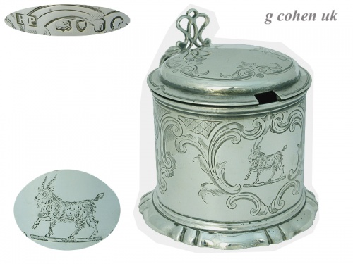 Victorian Silver Mustard Pot 1857